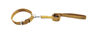 Kennel Nylon Pattern Collar & Leash Set (1/2")